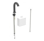 GEBERIT - Piave Elektronický umyvadlový ventil, napájení z generátoru, easy to clean, Bluetooth, matná černá 116.165.14.1