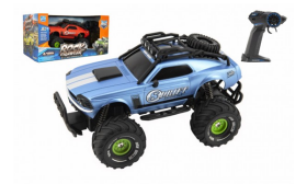 Auto RC plast 25 cm OFF-ROAD 2,4 GHz na baterie se světlem, mix barev