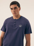 Pyžamo Henderson 42789 Octave kr/r M-2XL ocelově modrá M