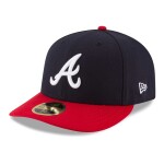 New Era Pánská kšiltovka Atlanta Braves MLB Authentic Low Profile 59FIFTY Fitted Home Velikost: 7 1/8