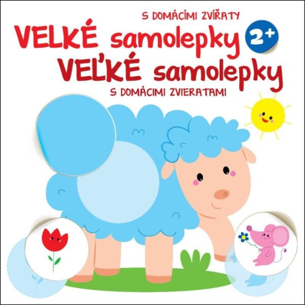 Velké samolepky domácími zvířaty Ovce