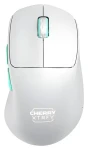 Cherry Xtrfy M64 Wireless bílá/tyrkysová / Bezdrátová herní myš / optická / 26000 DPI / 2.4 GHz / 53 g (CX-M64W-WHITE)