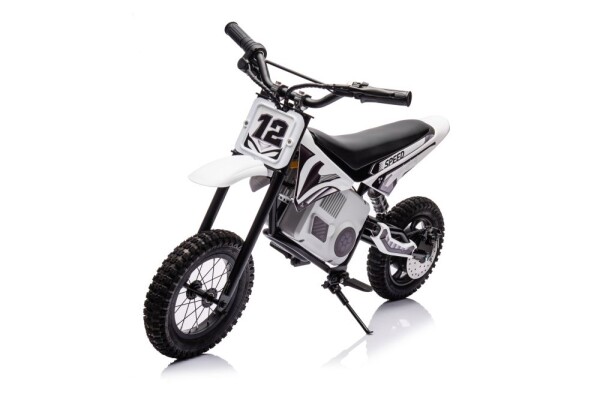 Mamido Dětská elektrická motorka Cross 350W 36V bílá