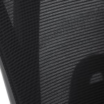 Židle kancelářská, nastavitelný podhlavník, potah černá síťovina mesh, mechanika permanent kontakt