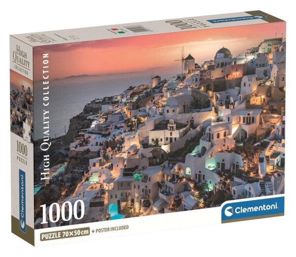 Puzzle Odstíny Santorini 1000 dílků