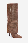 Kozačky na podpatku model 202721 Step in style 39