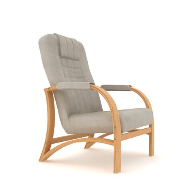 BRADOP Křeslo FLAVIO R51 - žluté