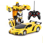 Mamido Auto Robot Transformers 2v1 na dálkové ovládání RC žlutý