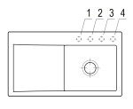Keramický dřez Villeroy & Boch Subway Style 50, 335101i4, Graphit 335101i4