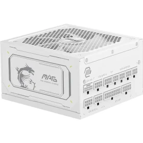 MSI MAG A1000GL PCIE5 bílá / 1000W / 135mm / ATX3.1 / aktivní PFC / 80PLUS Gold (306-7ZP9B51-CE0)
