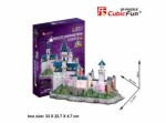 Puzzle 3D Zámek Neuschwanstein led/128 dílků