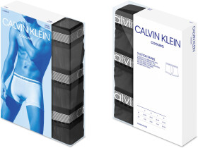 Pánské trenky Pack Trunks CALVIN KLEIN Cooling 000NB1799AMP1 šedá/černá/bílá CALVIN KLEIN