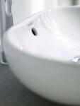 DURAVIT - Bathroom_Foster Umyvadlo na desku 50x35 cm, s přepadem, bez otvoru pro baterii, bílá 0335500000