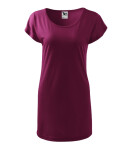 Love tričko/šaty dámské fuchsiová 2XL