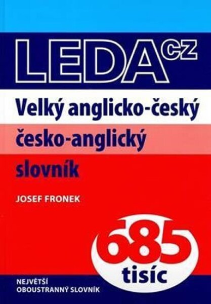 Velký anglicko-český česko-anglický slovník