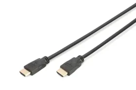 Digitus HDMI - HDMI černá / Kabel / HDMI 2.0 / 4K/60Hz / Ethernet / 5 m (DK-330123-050-S)