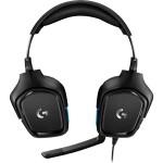 Logitech G432 7.1 černá / Herní sluchátka s mikrofonem / pro PC Mac PS4 Xbox One Nintendo Switch / kabel 2m (981-000770)