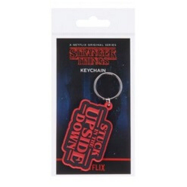 Stranger Things přívěsek na klíče - Stuck in the Upside Down