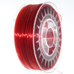 PET-G filament 1,75 mm rubínově červený transp. Devil Design 1 kg