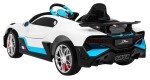 Mamido Dětské elektrické autíčko Bugatti Divo bílé