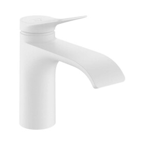 HANSGROHE - Vivenis Umyvadlová baterie s výpustí, EcoSmart, CoolStart, matná bílá 75014700