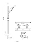 IDEAL STANDARD - CeraTherm Sprchový set T25 s termostatem, 3 proudy, chrom A7203AA