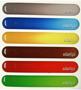Elletipi Samolepící štítky pro barevné rozlišení vík košů na tříděný odpad (2990301903637)
