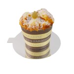 Cake star Podložka pod minidezerty zlato-stříbrná kruh 10 cm