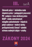 Zákony III 2024 Pracovnoprávne vzťahy zamestnávanie