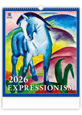 Nástěnný kalendář 2026 Helma - Expressionism, 45 x 52 cm