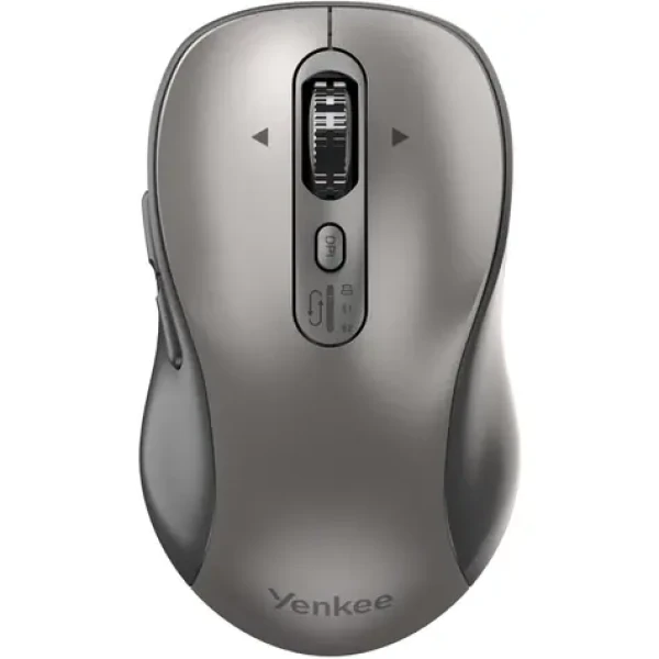 YENKEE YMS 2010SR WL GYRO šedá / bezdrátová optcká myš / 3200 DPI / 6 tlačítek / 2.4 GHz / BT (8590669377145)