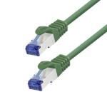 LogiLink CP4115S RJ45 síťové kabely, propojovací kabely CAT 6A S/FTP 20.00 m zelená CCA vodič, samozhášecí, bez halogenů 1 ks