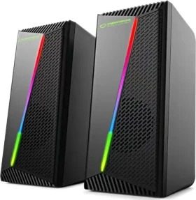 Esperanza EGS106 Rainbow Nortec černá / Reproduktory / 2.0 / 6W / 3.5mm jack + USB (EGS106)