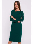 Dámské šaty S376 Tmavě zelená - Stylove tmavě zelená L