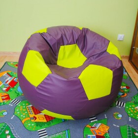 FRONTI Sedací vak - míč 70 cm - fialová + zelená