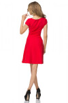 Večerní šaty T184/2 červené - Tessita XXL
