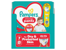 Pampers Active Baby Pants, vel. 7, 25 ks