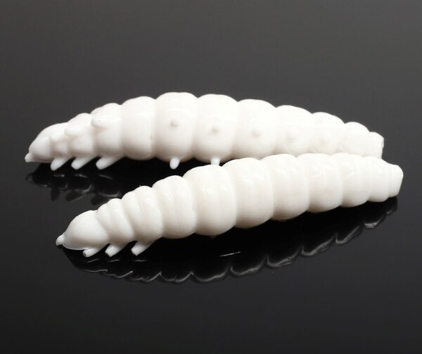 Libra Lures Larva White - 4,5cm 8ks,Libra Lures Larva White - 4,5cm 8ks