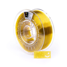 PET-G filament Yellow Glass TR 1,75 mm Print With Smile 1kg