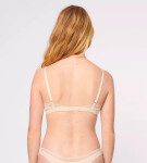 Dámská podprsenka GO Ribbed R Bralette - WHITE - ecru 6308 - SLOGGI WHITE S