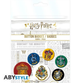 Harry Potter Set odznáčků - Znaky 6 ks