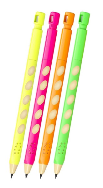 Mechanická tužka ErichKrause GripLine Neon 2,0mm, ořezávátko