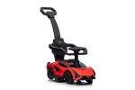 Mamido Dětské odrážedlo auto s vodící tyčí Lamborghini Sian červené