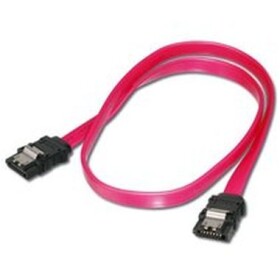 PremiumCord 0,75m kabel SATA 1.5/3.0 GBit/s s kovovou zapadkou AK-SATA-075-L