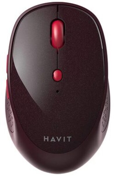 Havit MS76GT Plus červená / Bezdrátová myš / optická / 1600 DPI / USB přijímač (MS76GT plus red)