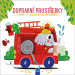 Dopravní prostředky - Kniha + 3 magnetické puzzle skládačky