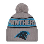 New Era Pánská zimní čepice Carolina Panthers NFL 2024 Sideline Sport Knit