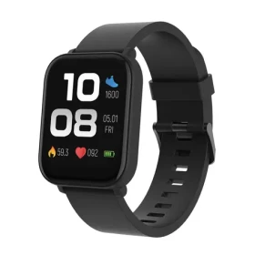 CANYON EASY SW-54 černá / Chytré hodinky / 1.7" IPS / snímač tepu / BT 4.0 / IP68 / Canyon Life / Android a iOS (CNS-SW54BB)