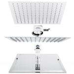 Erga Dual, podomítková sprchová sada s dešťovou sprchou 30×30, chromová, ERG-YKA-BP.DUAL30