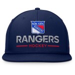 Fanatics Pánská kšiltovka New York Rangers NHL Authentic Pro A/Cap Flat Brim Square Visor Structured Adjustable